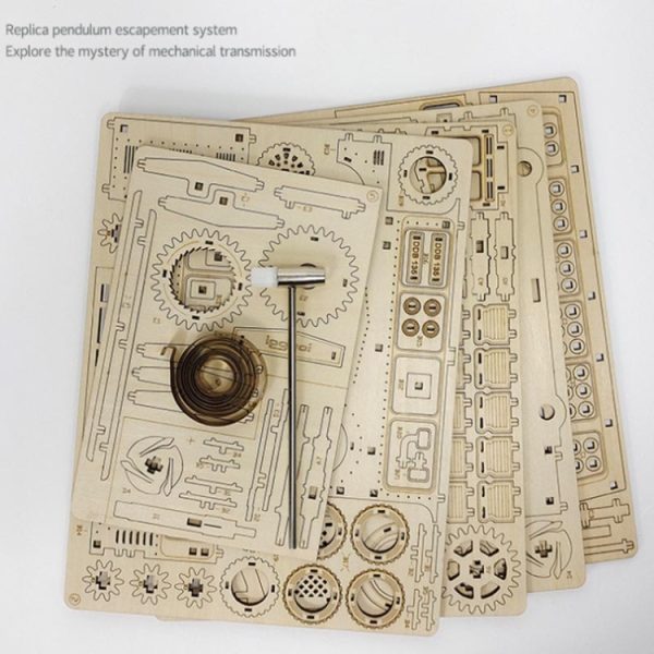 Double Decker Bus 3D Wooden Puzzle Toys DIY Handmade Ornaments - Image 6