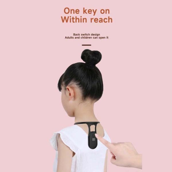 Student Humpback Vibration Reminds With LCD Hanging Neck Corrector - Image 6