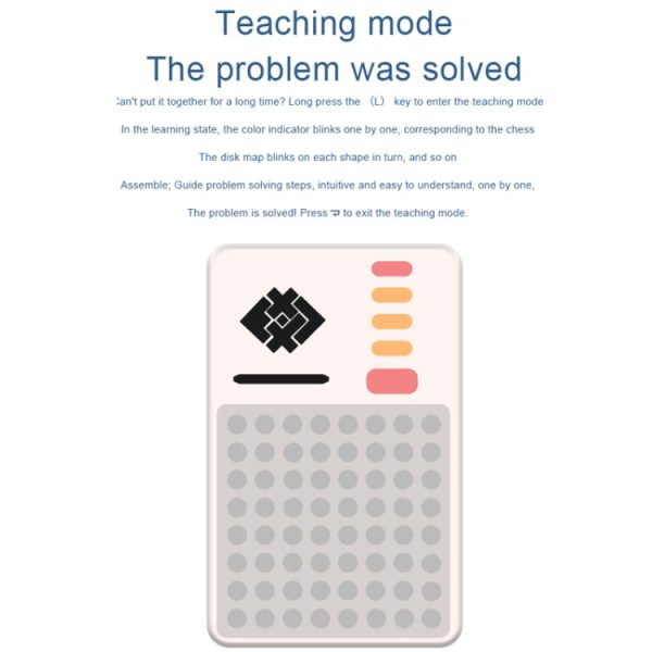 Q2 Tangram Hualongdao Geometry Puzzle Electronic Puzzle Transformation Toy, Q2 Tangram - Image 7