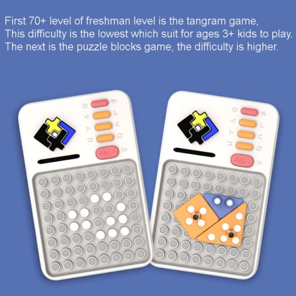 Q2 Tangram Hualongdao Geometry Puzzle Electronic Puzzle Transformation Toy, Q2 Tangram - Image 10