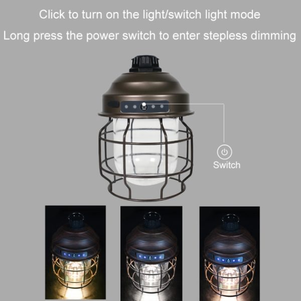 Outdoor Camping Portable Light With Carabiner - Image 4