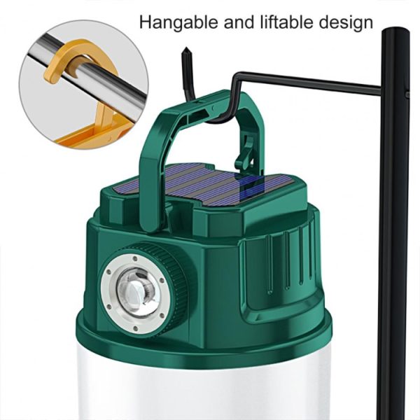 C51 Multifunctional Solar Camping Light Zoomable Waterproof Tent Light – Image 3
