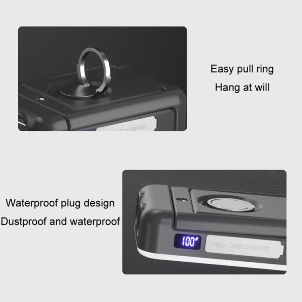 Multifunctional Outdoor Camping Light USB Rechargeable Tent Light, H20 - Image 6