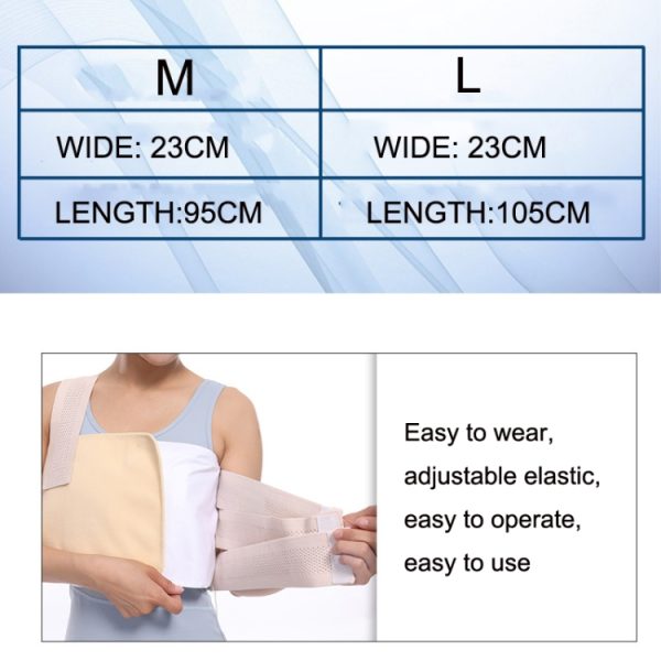 Chest Compression Fixation Strap Breast Surgery Chest Strap - Image 7