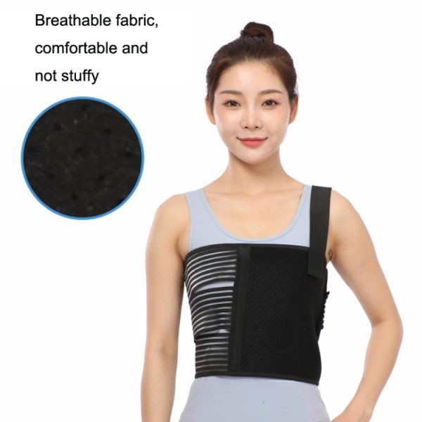 One-shoulder One-piece Rib Fixation Strap Post-cardiothoracic Chest Girdle, S, M, L - Image 3