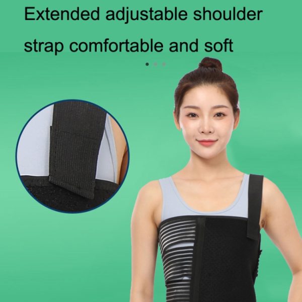 One-shoulder One-piece Rib Fixation Strap Post-cardiothoracic Chest Girdle, S, M, L - Image 4