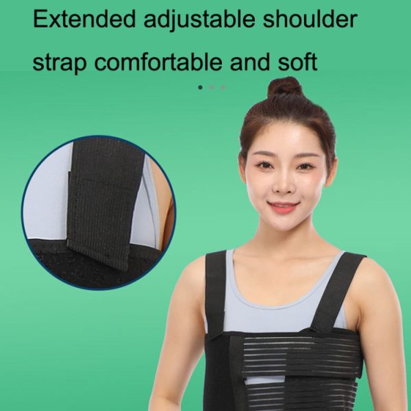 Shoulders Three Piece Rib Fixation Strap Post-cardiothoracic Chest Girdle, S, M, L – Image 6