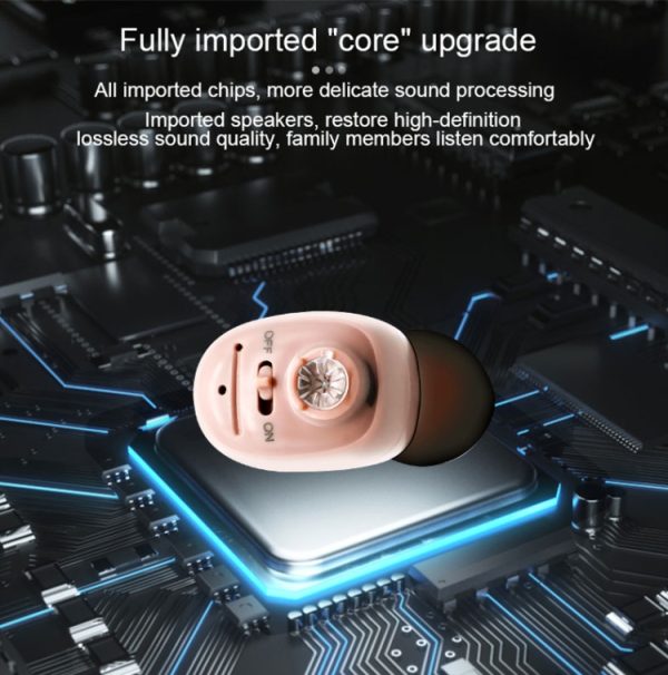 CIC Hearing Aids Rechargeable Invisible Wireless Hearing Aid Sound Amplifier - Image 3