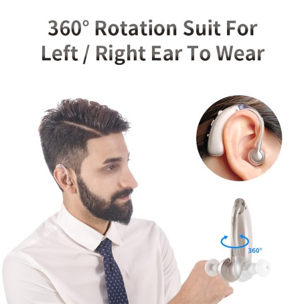 USB Charging Earhook Noise Reduction Hearing Aid Sound Amplifier - Image 10