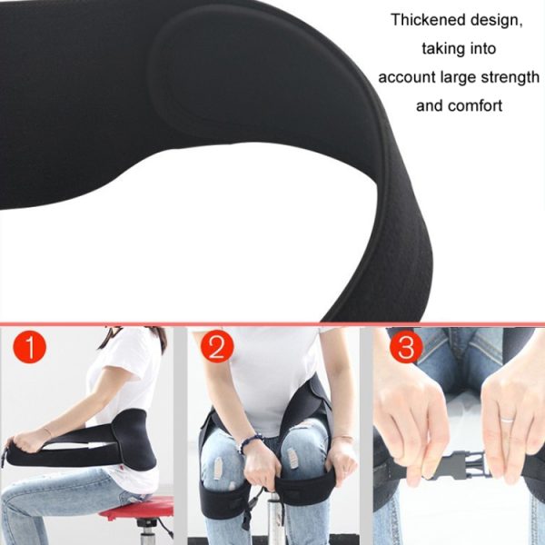 Sedentary Waist Support Auxiliary Belt Anti-hunchback Sitting Corrector/Waist Support Belt - Image 4