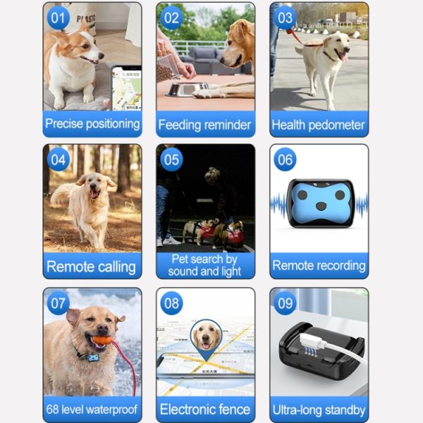 GPS Wireless Cat Dog Collar Anti-loss Locator – Image 10