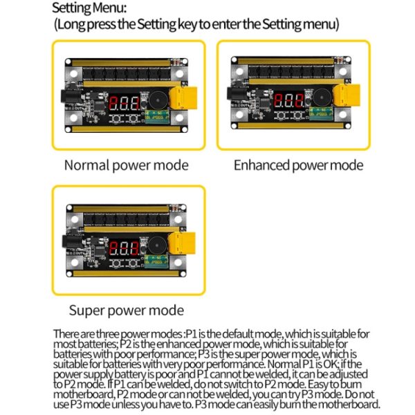 GX591 Full Functional Version 12V Handheld Portable 18650 Mobile Lithium Battery Point Welding Machinel – Image 11