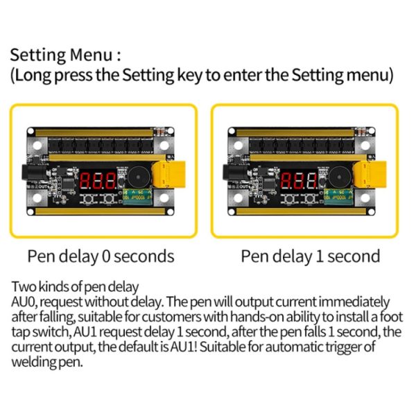 GX591 Full Functional Version 12V Handheld Portable 18650 Mobile Lithium Battery Point Welding Machinel – Image 12