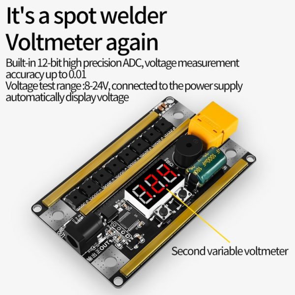 GX591 Full Functional Version 12V Handheld Portable 18650 Mobile Lithium Battery Point Welding Machinel – Image 8