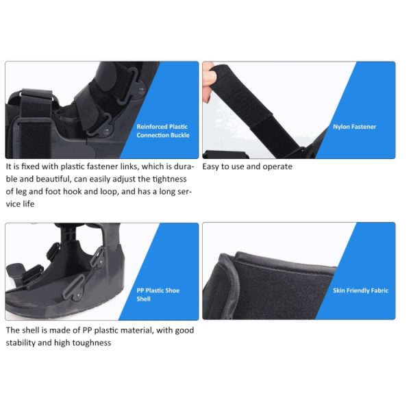 Tall Orthopedic Walking Boot Ankle Fracture Fixation Brace With Gas Bag - Image 8