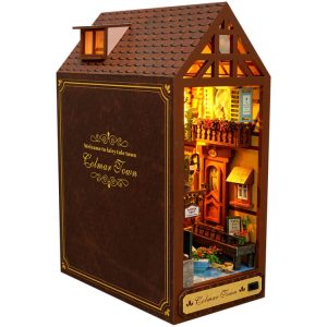 DIY Assembled LED 3D House Model Bookends Kid Toys Glowing Birthday Gift, TC16 Youran Years, TC17 Alley After Rain, TC18 Sea Wind Realm, TC35 Firefare Forest, TC36 Nearly Future, TC39 Underwater Guide