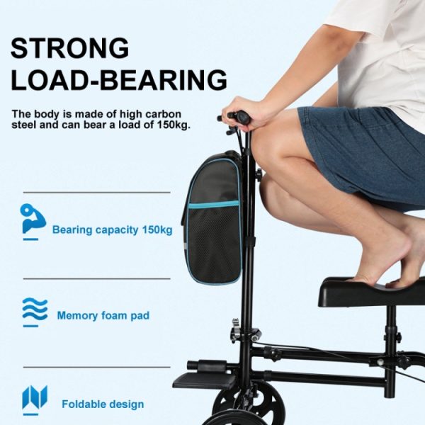 Knee Scooter Steerable Knee Walker for Foot Injuries with Brake, YC9225F, YC9225LT - Image 7