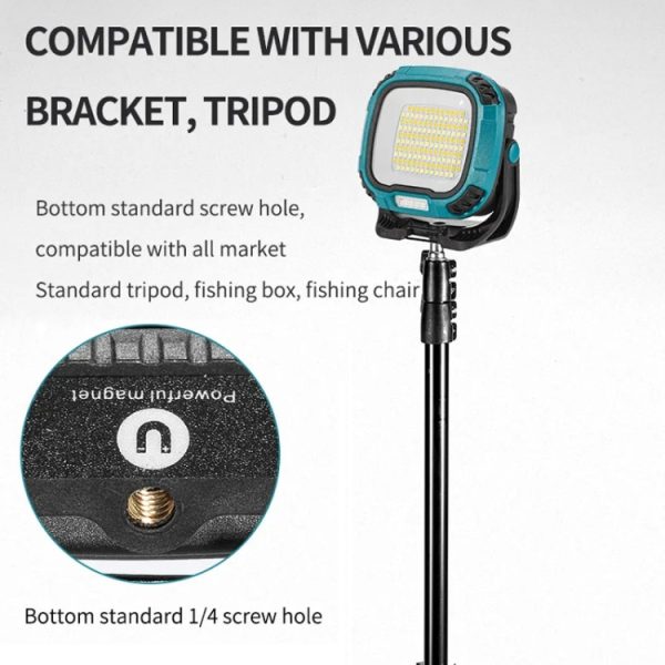 COB Work Lilight Type-C Charging Outdoor Lighting Floodlight - Image 3