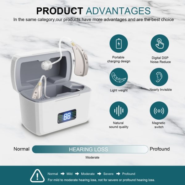 Z-126  Rechargeable Digital Display Hearing Aid - Image 4