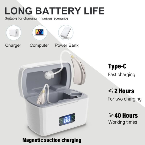 Z-126  Rechargeable Digital Display Hearing Aid - Image 5