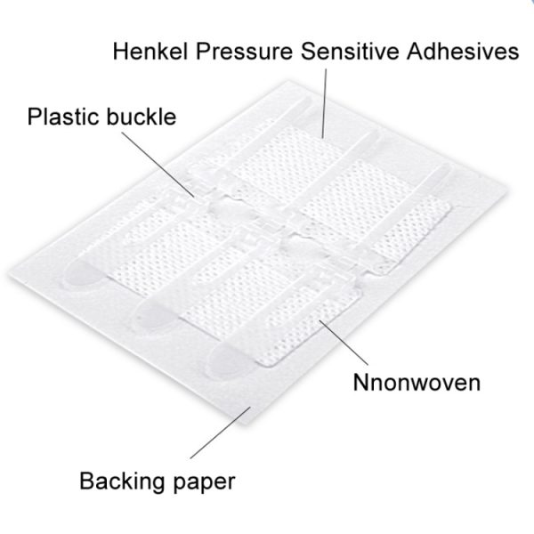 Non-woven Two Way Zipper Type Locking Closure Self-Adhesive Bandage Patch - Image 3