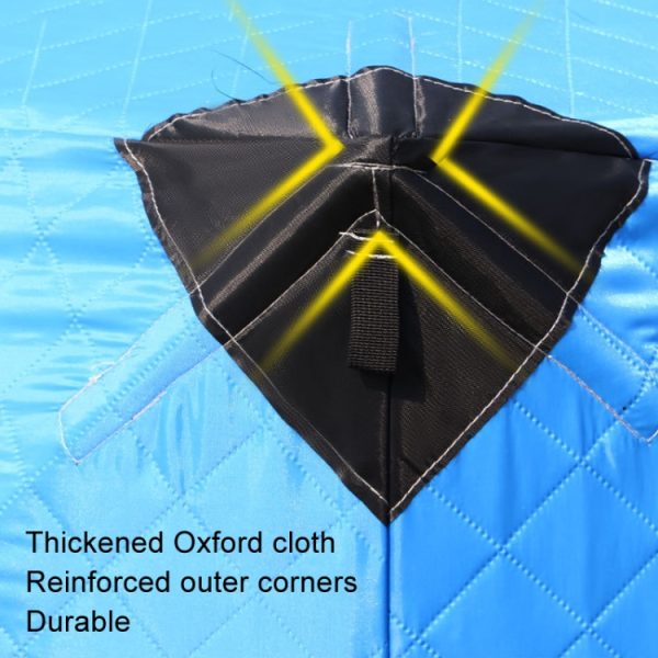 Winter Warm Windproof Fishing Tent Thickened Camping Tent, 1.45x1.45x1.6m Single - Image 4