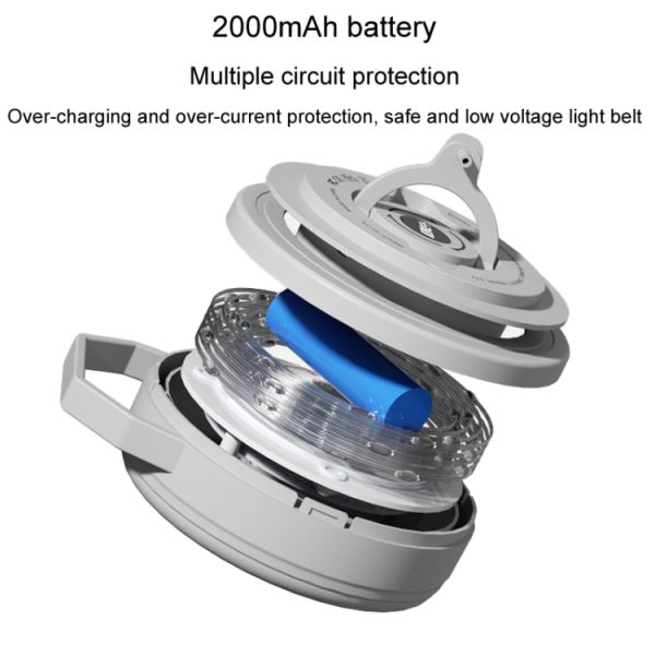 2 In 1 LED Portable String Lamp Camping Atmosphere Light USB Rechargeable - Image 4