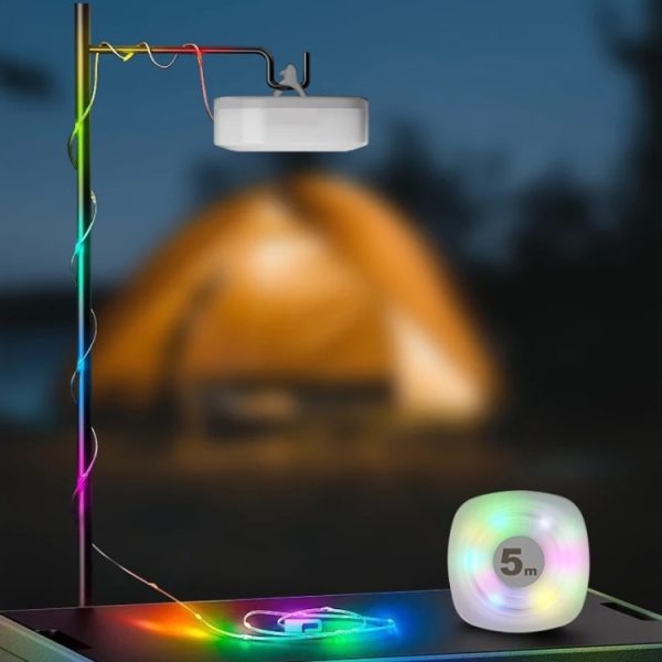 5m RGB Camping String Lights LED Ambient Night Light - Image 2