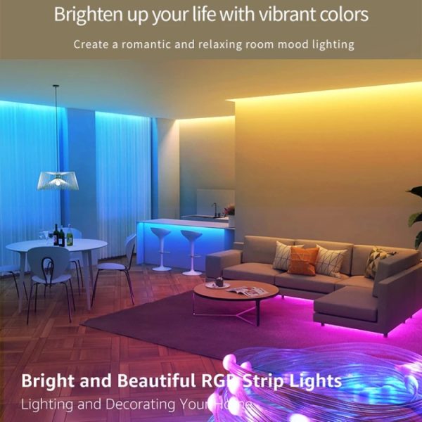 5m RGB Camping String Lights LED Ambient Night Light - Image 11