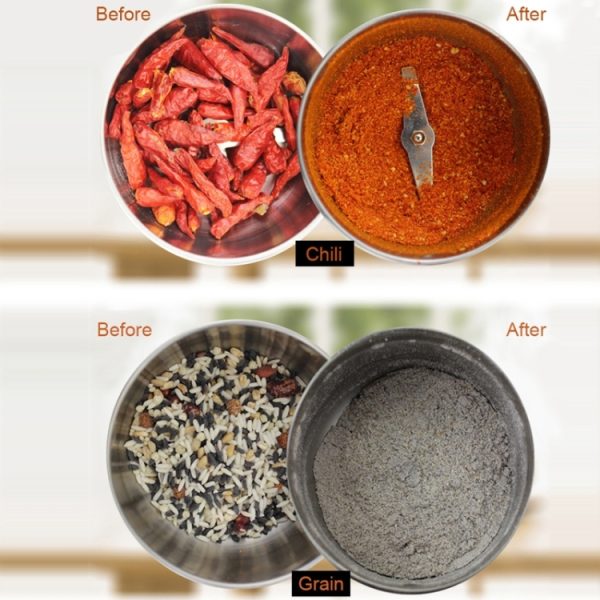 Multi-functional EU Plug Coffee Grinder Stainless Electric Herbs/Spices/Nuts/Grains/Coffee Bean Grinding, Coffee Grinder, EU Plug - Image 10