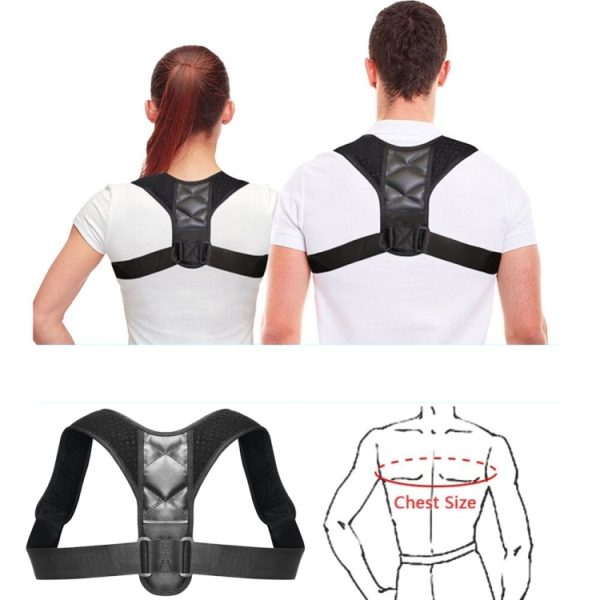 Adjustable Brace Support Belt Back Posture Corrector, M, L - Image 5
