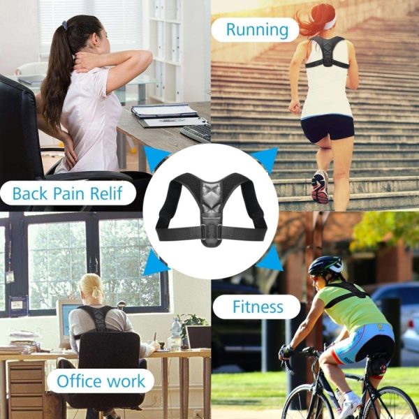 Adjustable Brace Support Belt Back Posture Corrector, M, L - Image 7