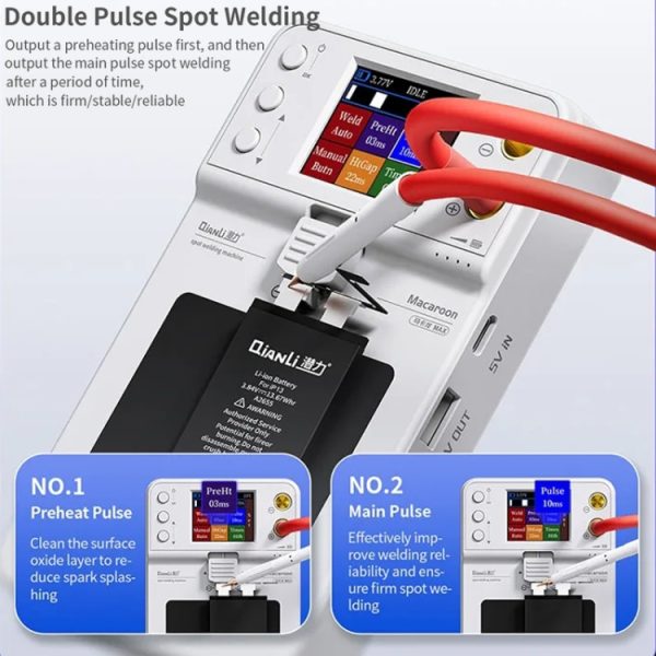 Max Portable Double Pulse Integrated Battery Spot Welding Machine - Image 2