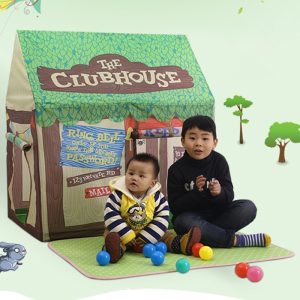 Household Children Printing Play Tent Small Game House with Mat
