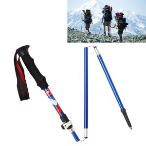 5 Node Portable Foldable Aluminium Alloy Alpenstocks Trekking Poles, Folding Length : 35CM, Folding Length : 35CM (Blue), Folding Length : 35CM (Red), Folding Length : 35CM (Black), Folding Length : 35CM (Green)