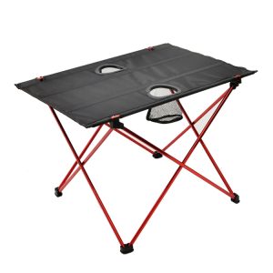 8249 Outdoor Ultra Light Aluminum Folding Table Small Portable Picnic Table