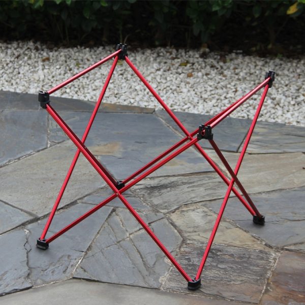 8249 Outdoor Ultra Light Aluminum Folding Table Small Portable Picnic Table – Image 4