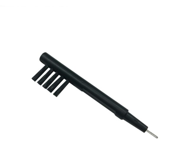 2 PCS 3 In 1 Hearing Aid Cleaning Brush with Wax Loop and Battery Magnet, Cleaning Brush - Image 2