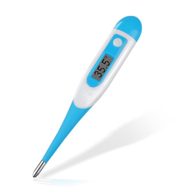 2 PCS LCD Electronic Digital Baby Thermometer Waterproof Soft Tip Medicine Home Temperature for Kids Adult Mouth Body Fever, Digital Baby Thermometer - Image 3