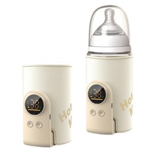 18W Wireless Baby Bottle Warmer 6 Adjustable Temperature Settings for Breastfeeding/Formula, 6000mAh, 8000mAh, 10000mAh