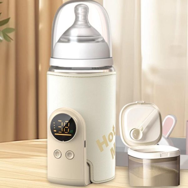 18W Wireless Baby Bottle Warmer 6 Adjustable Temperature Settings for Breastfeeding/Formula, 6000mAh, 8000mAh, 10000mAh - Image 2
