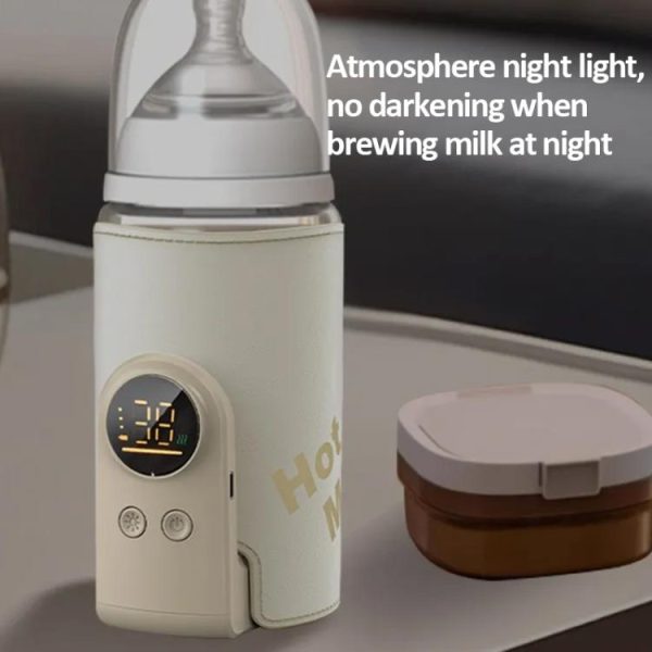 18W Wireless Baby Bottle Warmer 6 Adjustable Temperature Settings for Breastfeeding/Formula, 6000mAh, 8000mAh, 10000mAh - Image 6