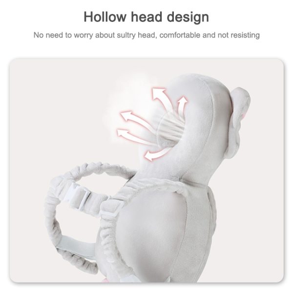 Infant Baby Learning to Walk Sitting Fall Protection Head Cotton Core Pillow - Image 4