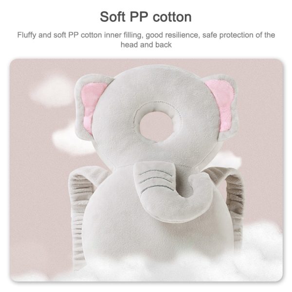 Infant Baby Learning to Walk Sitting Fall Protection Head Cotton Core Pillow - Image 6