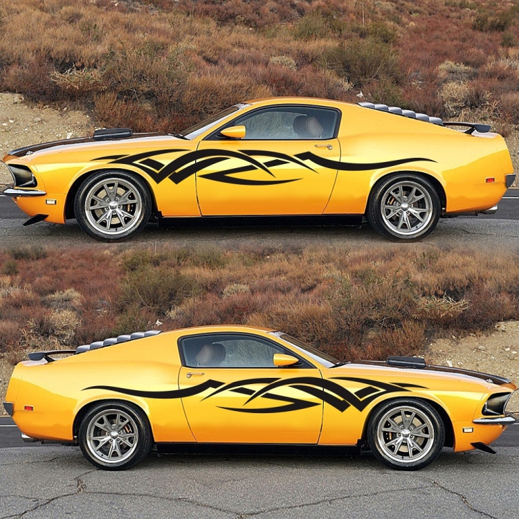 2 PCS/Set D-731 Totem Pattern Car Modified Decorative Sticker – Image 5