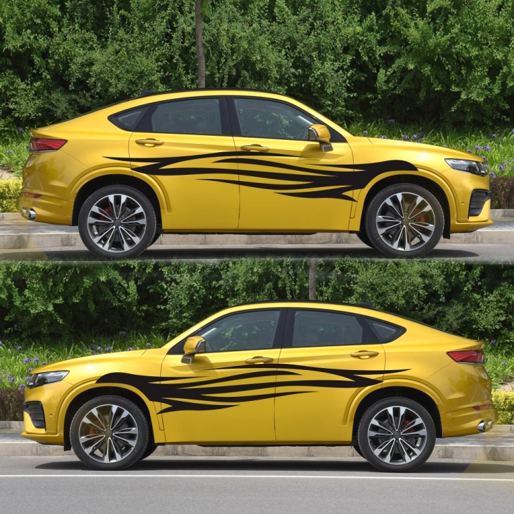 2 PCS/Set D-926 Fire Totem Pattern Car Modified Decorative Sticker – Image 5