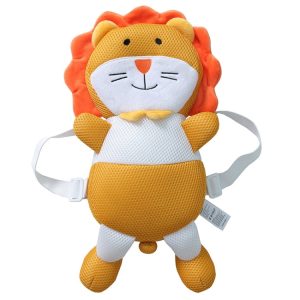 Breathable Lion Pattern Shockproof Head Pad for Baby Children Walking
